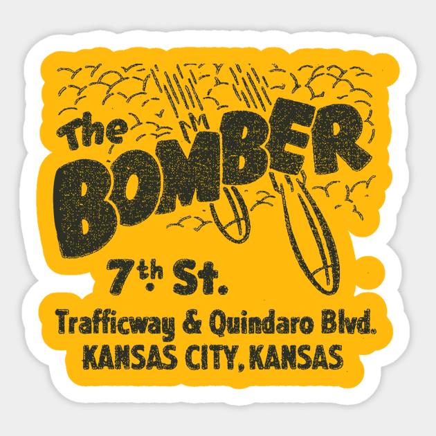 The Bomber Club Sticker by rjohnsto